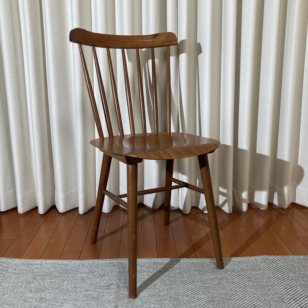 2月15日まで⭐️NOCE ブラウン木製ダイニングチェア　ウォールナット