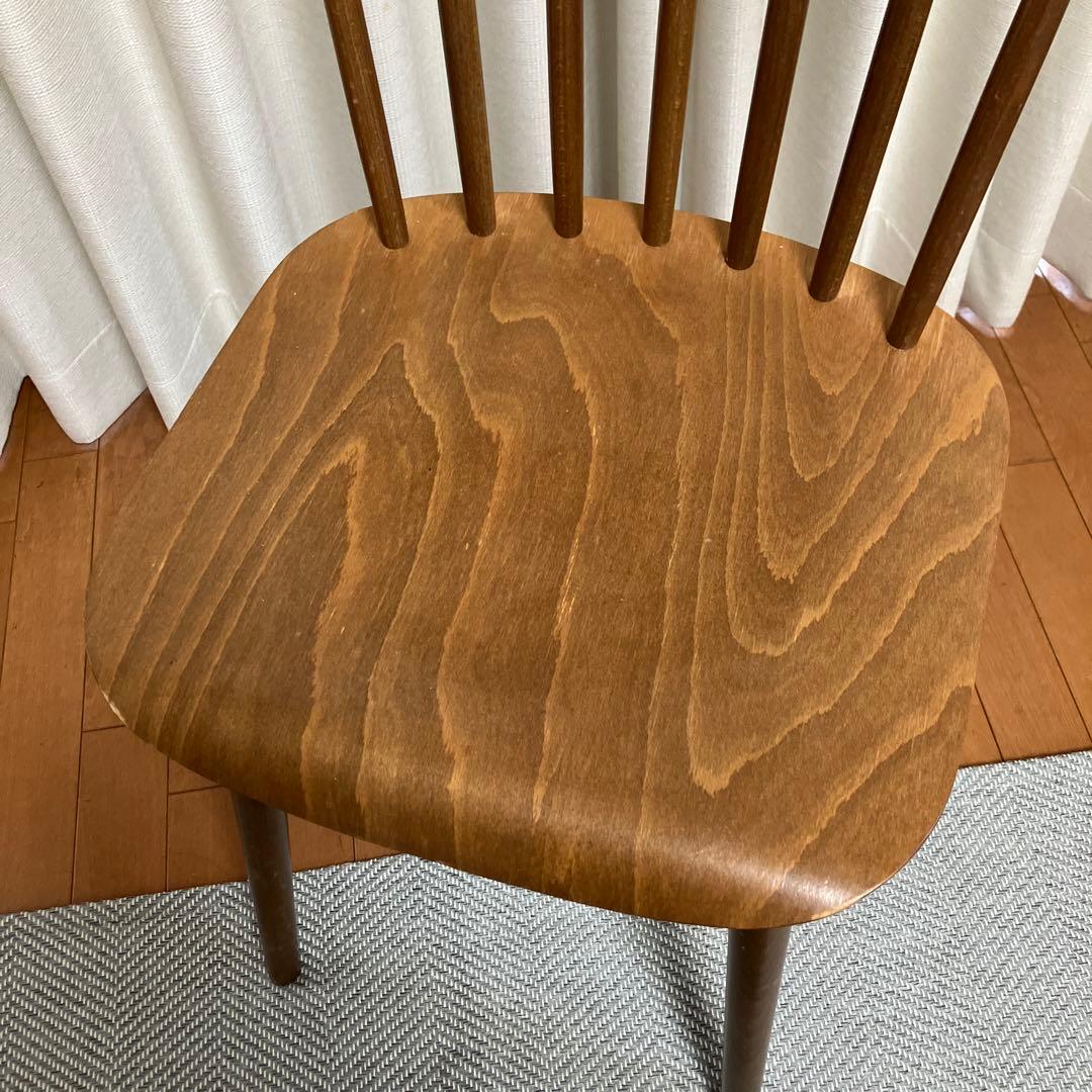 2月15日まで⭐️NOCE ブラウン木製ダイニングチェア　ウォールナット