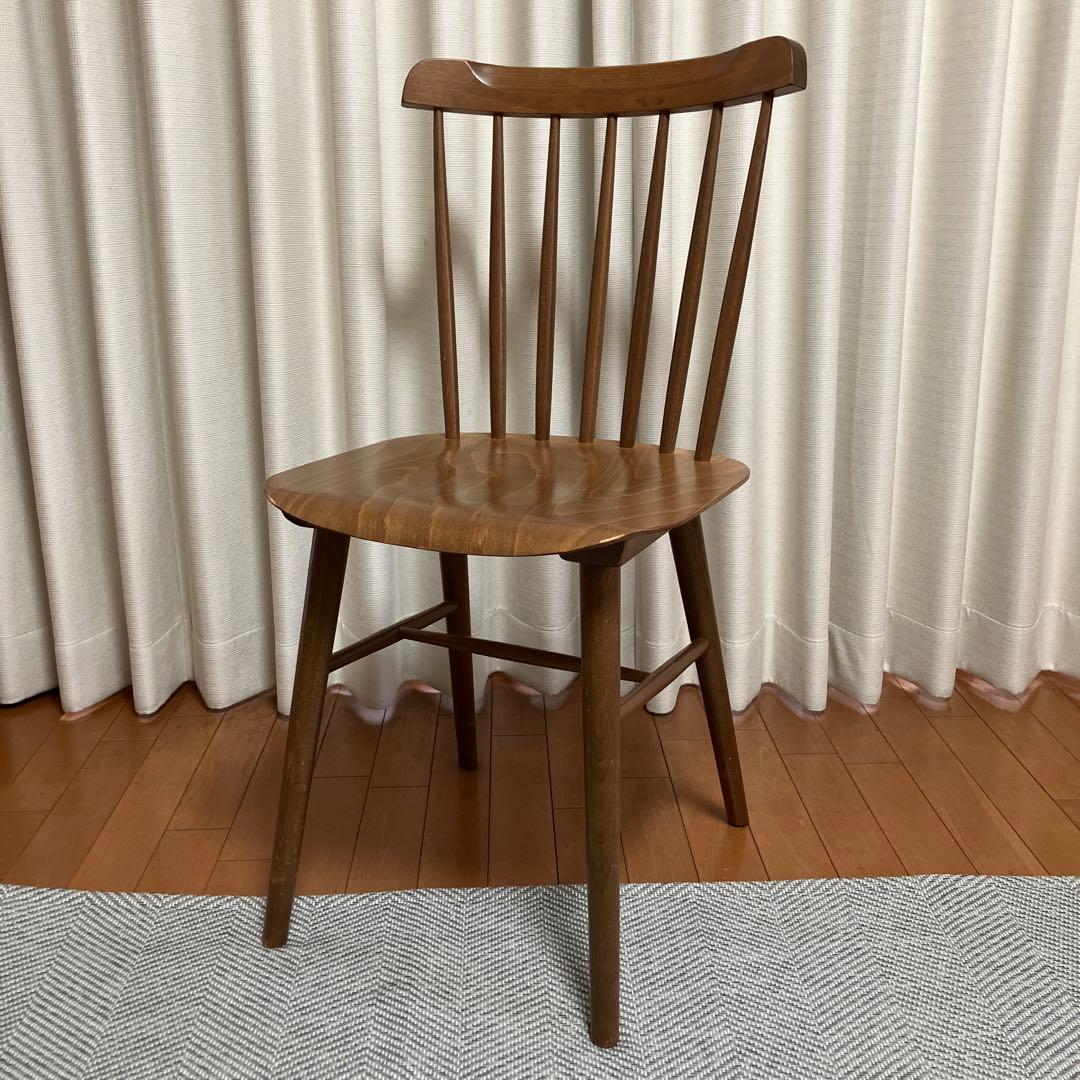 2月15日まで⭐️NOCE ブラウン木製ダイニングチェア　ウォールナット
