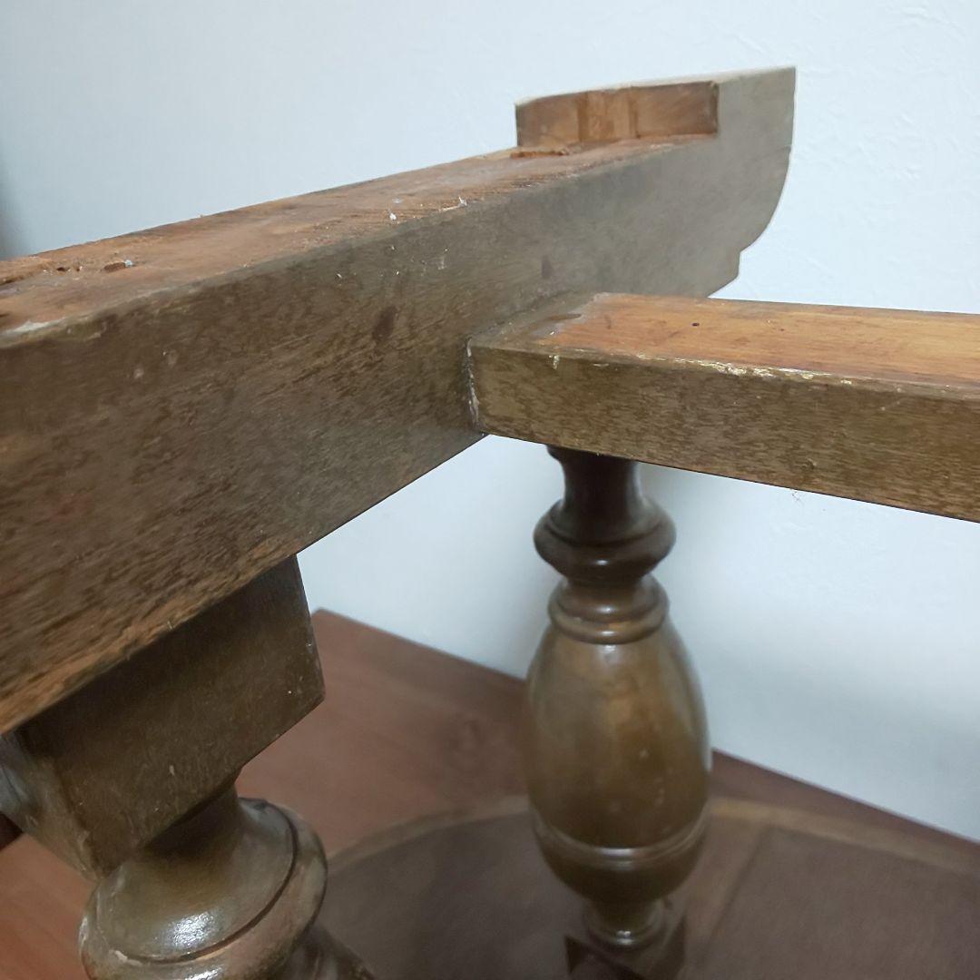 ヴィンテージ 木製 テーブル ラウンドテーブル 店舗什器 ヴィンテージ家具