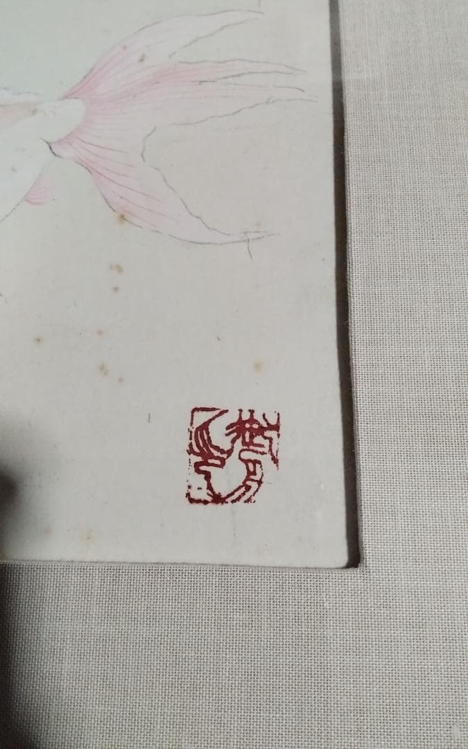 模写　作者不明　速水御舟　金魚　日本画巨匠最終値下げ