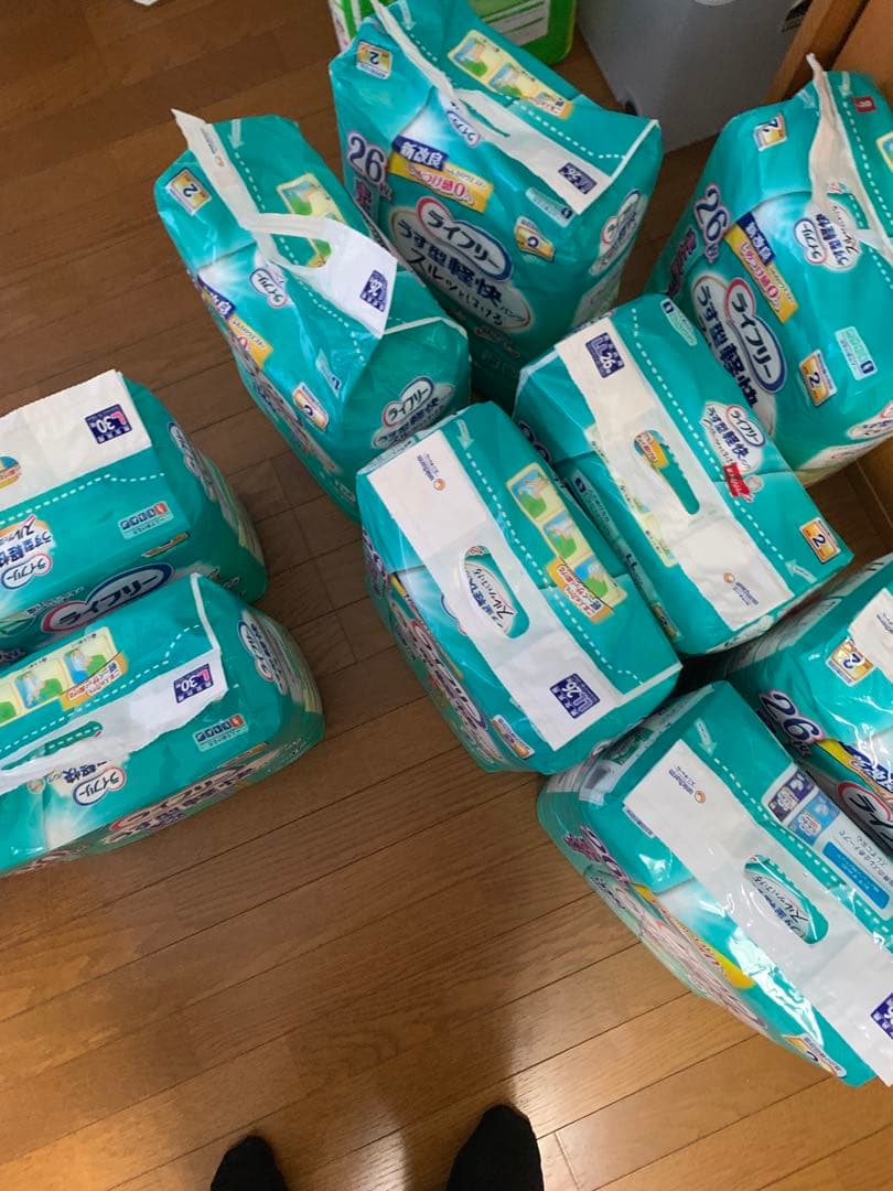 ライフリー　うす型軽快パンツ　LL 7袋　L 2袋セット