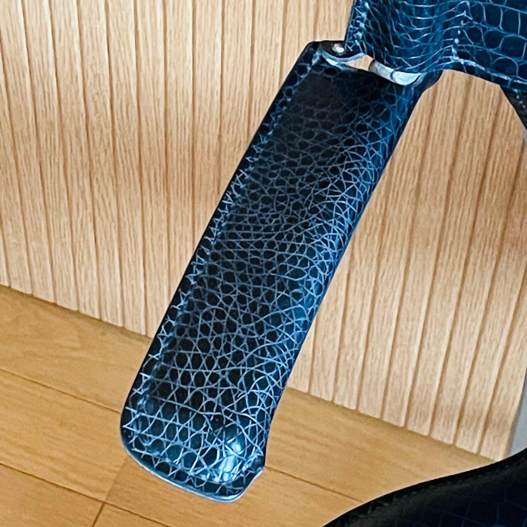 廃盤品・希少】カリモク 合成皮革張デスクチェアー ニュークロコ