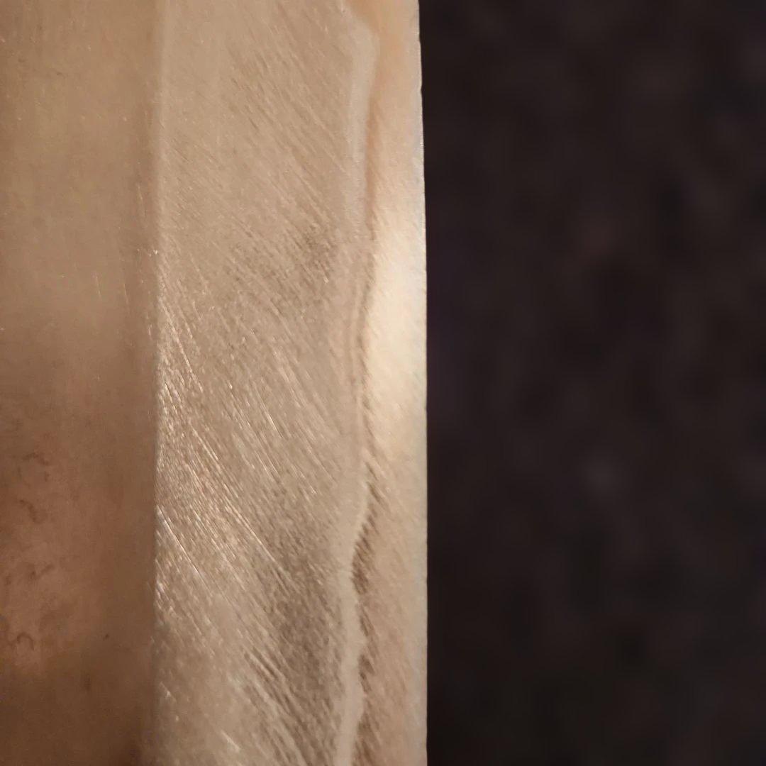 平刃 菜切り包丁 　【極上登録　卍正忠請合　本鍛錬】　木製カバー付き