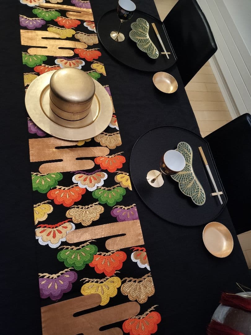 A919高級‼️縁起の良い松‼️節分‼️テーブルランナー2m12cm - メルカリ