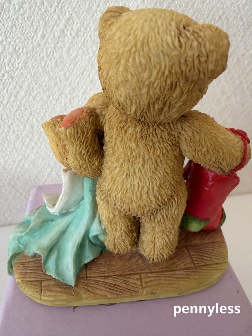 Cherished Teddies チェリッシュドテディ陶器クマの置物4体セット