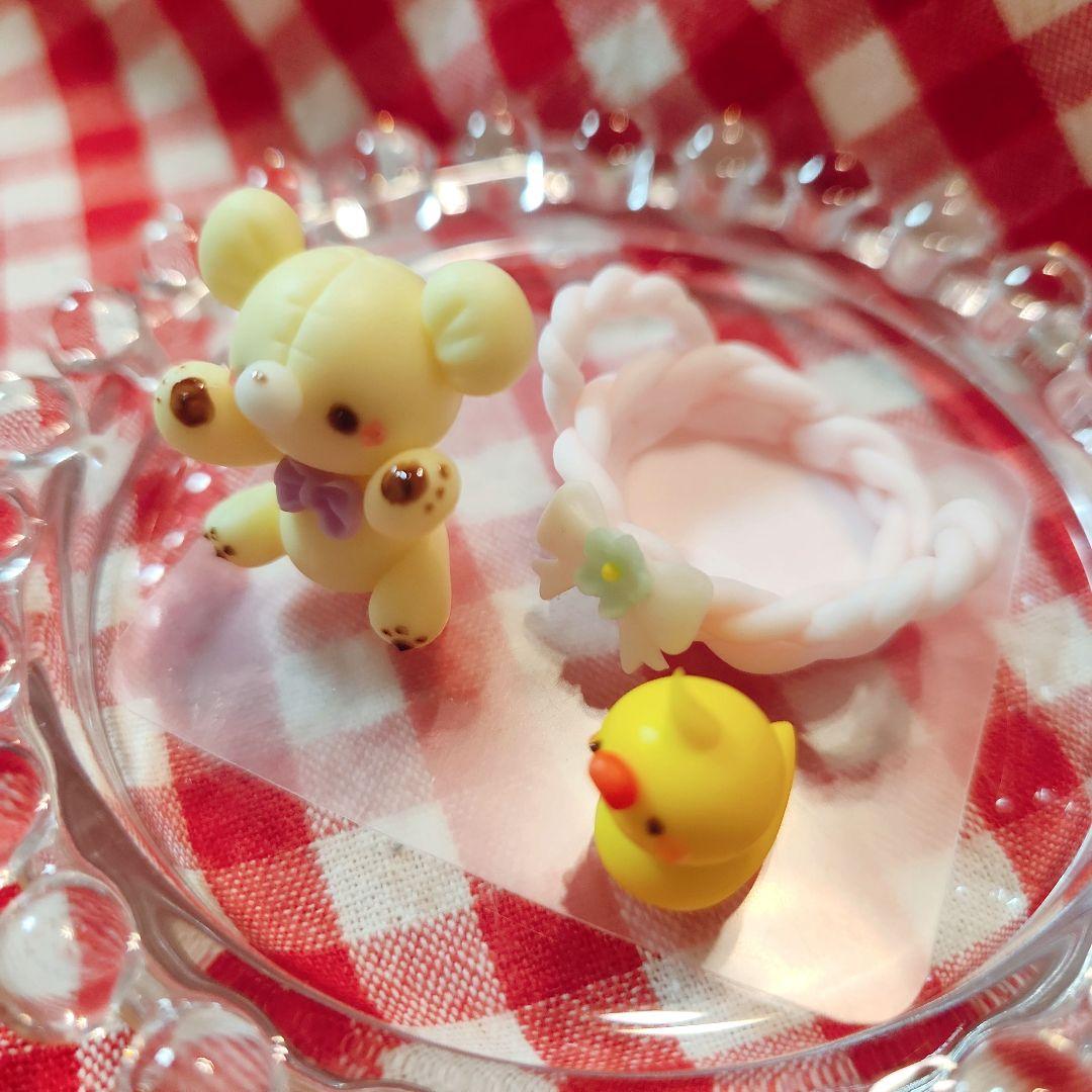 テディベアbaby♡カゴ&あひるset