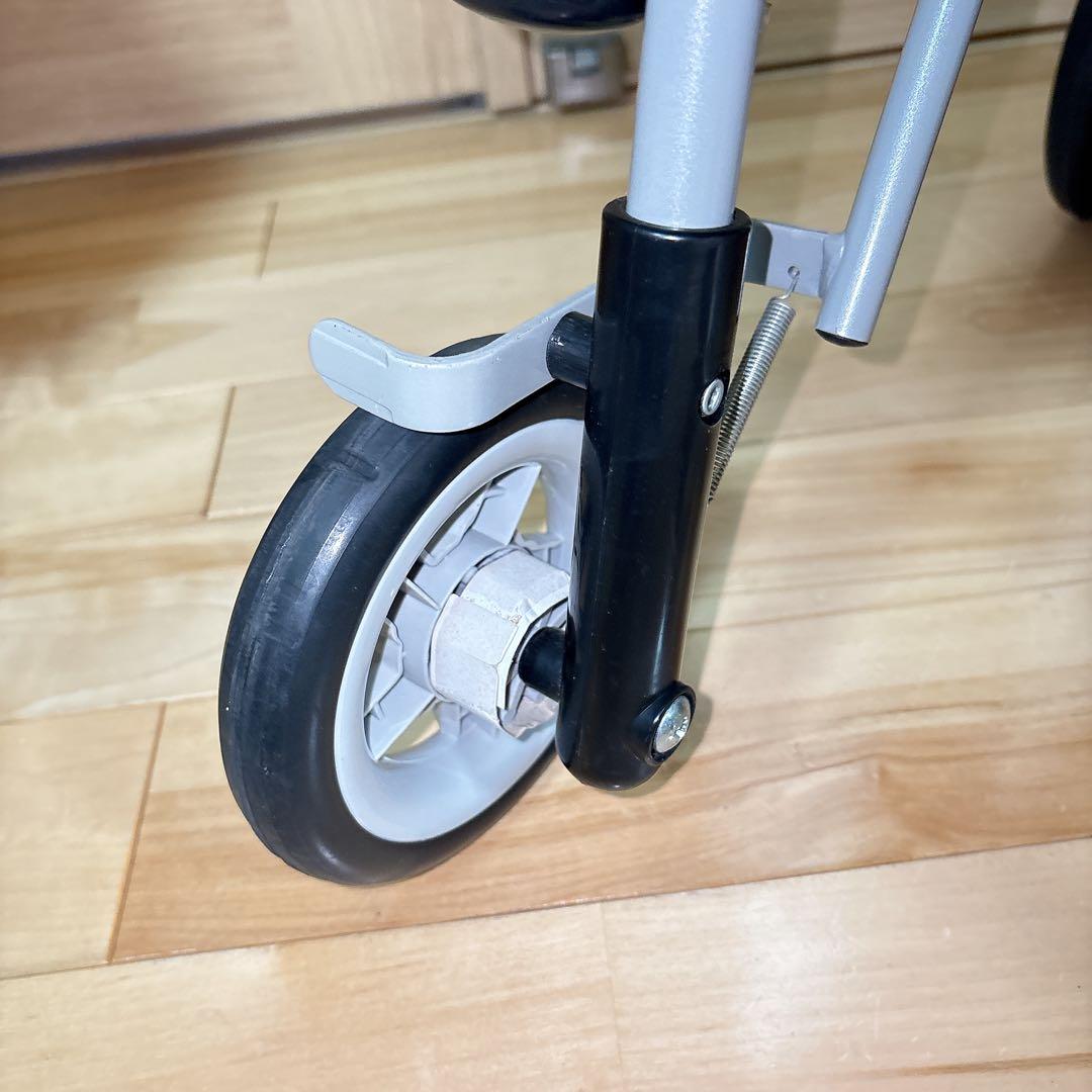 極美品 島製作所 シンフォニーSP 花柄 歩行器 シルバーカー 手押し車