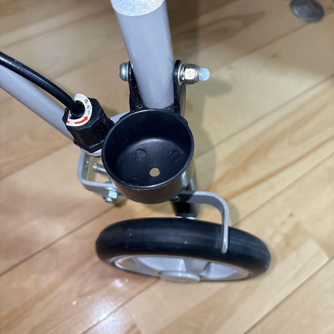 極美品 島製作所 シンフォニーSP 花柄 歩行器 シルバーカー 手押し車