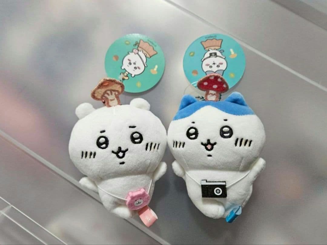 ちいかわ 森のキノコぷちミニマスコット タグ付き未使用品2点セット