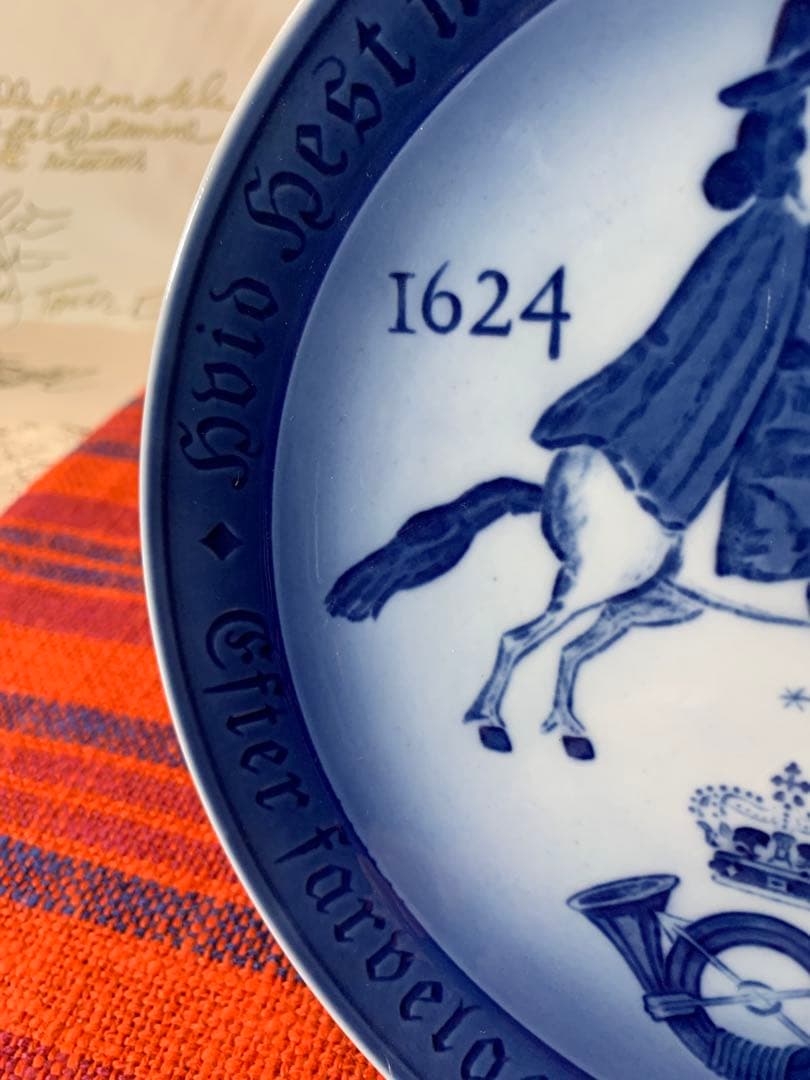 ロイヤルコペンハーゲン　1973年ビンテージのレアな柄の記念プレート！可愛い！