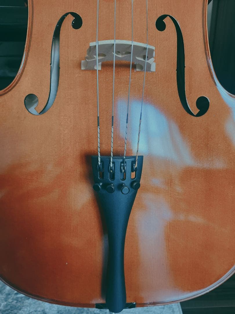 値下げしました！ドイツ製チェロ。ケース弓付き。784300円→558000円