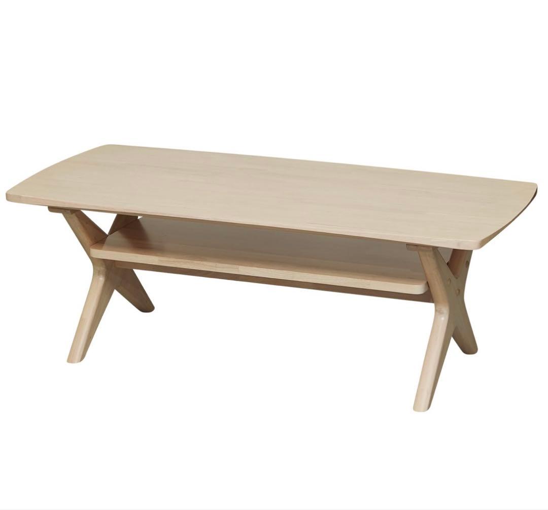 お値下げ中　オシャレ　ナチュラル木製センターテーブル