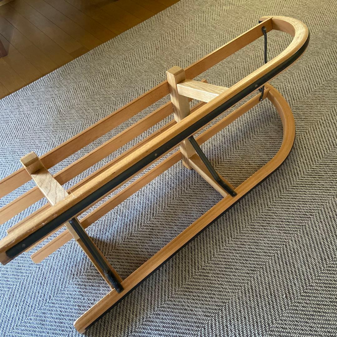 木製　ソリ　手渡しできる方