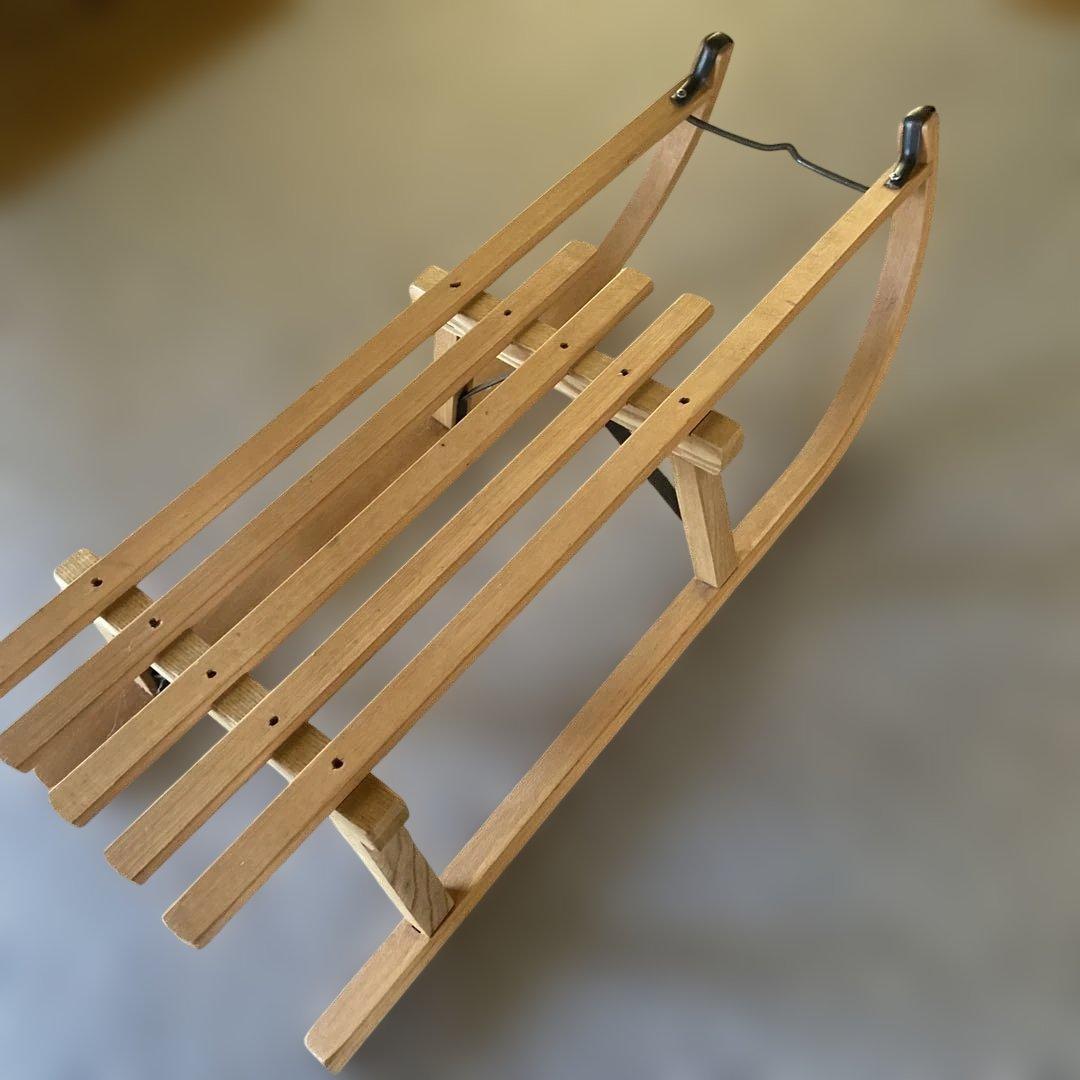 木製　ソリ　手渡しできる方