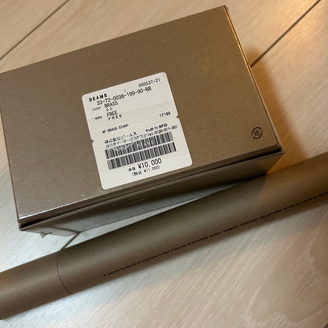 【未開封】APFRアポテーケ　ブラスインセンススタンド　お香立て　お香つき