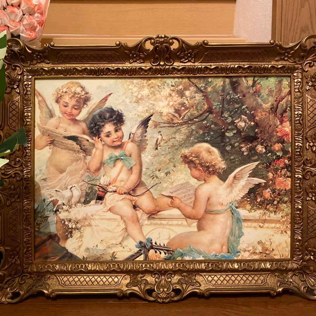 天使 フレーム絵画 - メルカリ