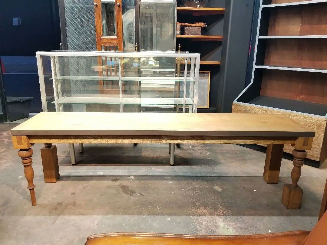 オーダーメイド　アート　スピンドル　レッグス　ロング　サイドボード　テーブル