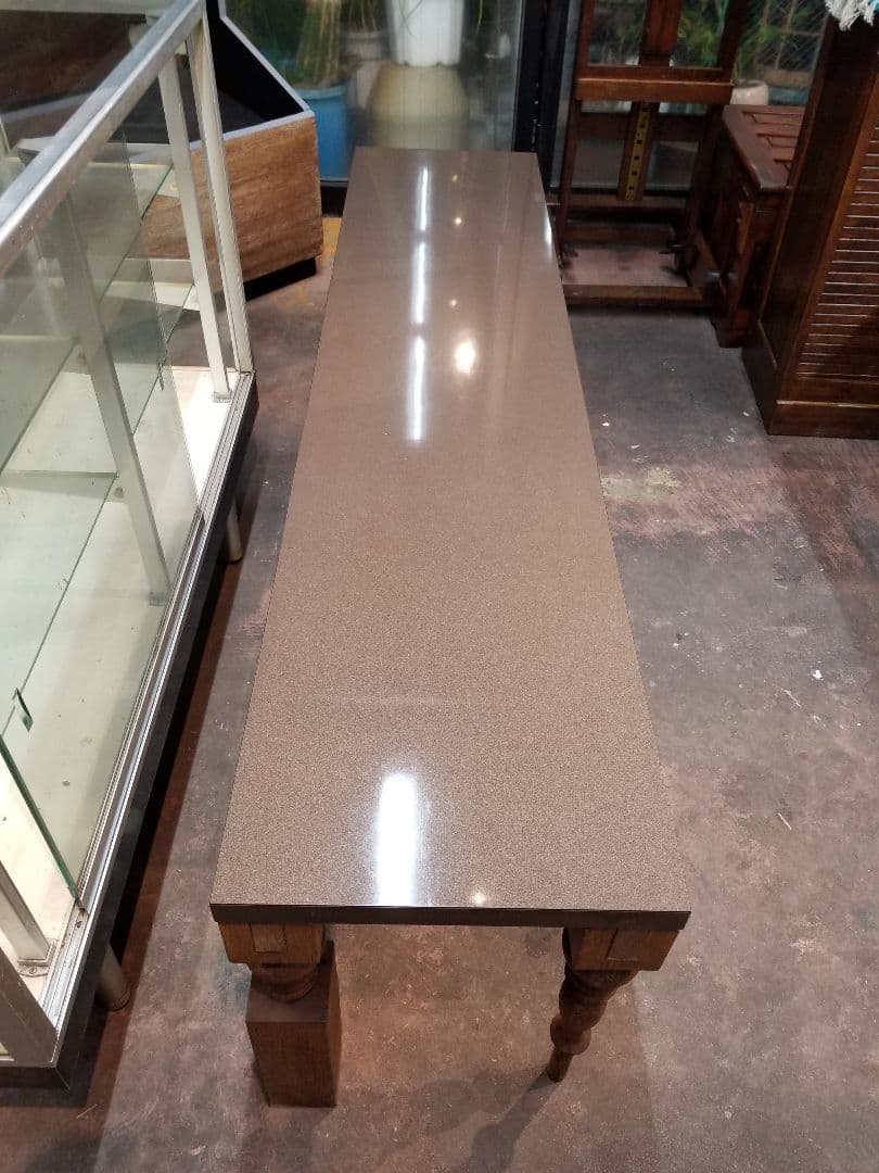 オーダーメイド　アート　スピンドル　レッグス　ロング　サイドボード　テーブル