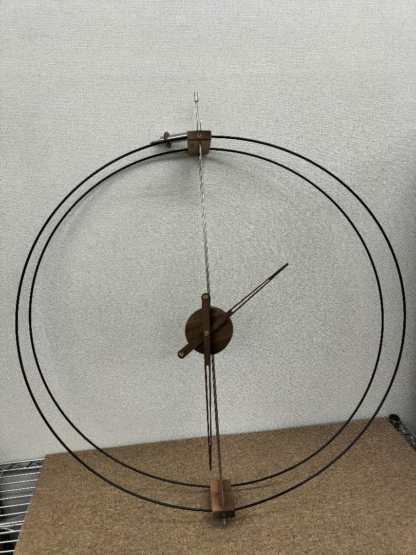 ◆大型◆壁掛時計◆80cm◆ブラウン◆B-2506IN2◆