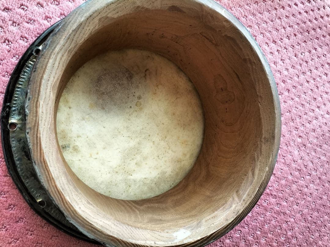 締太鼓　テレン台　バチ付　旧家蔵出し中古品