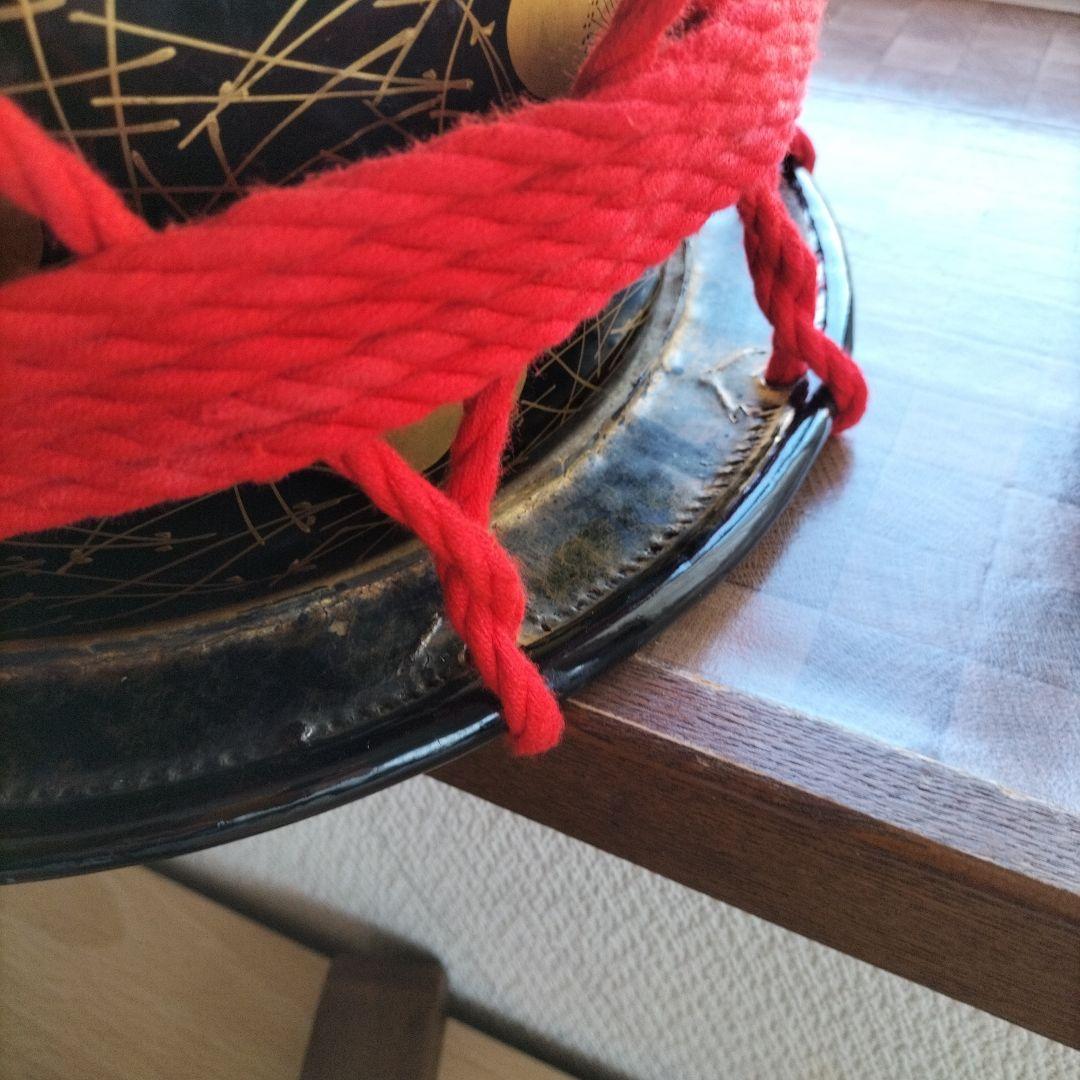 締太鼓　テレン台　バチ付　旧家蔵出し中古品