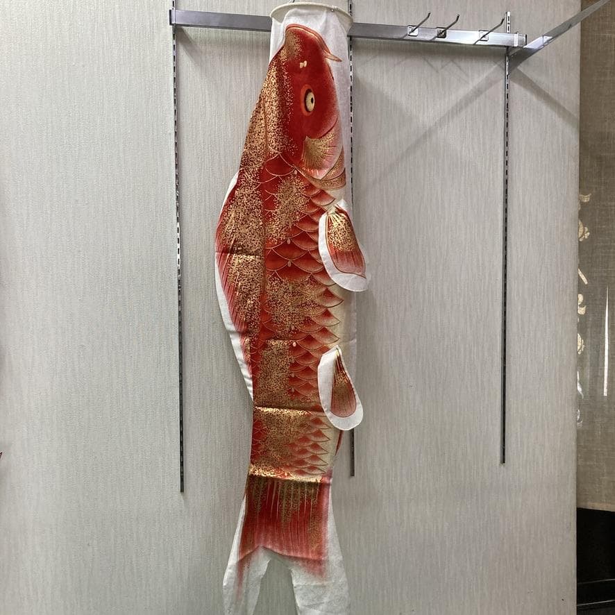 SK124-2　福島積美鯉1.5m 　お母さん鯉1.5m　鯉のぼり赤鯉1.5m