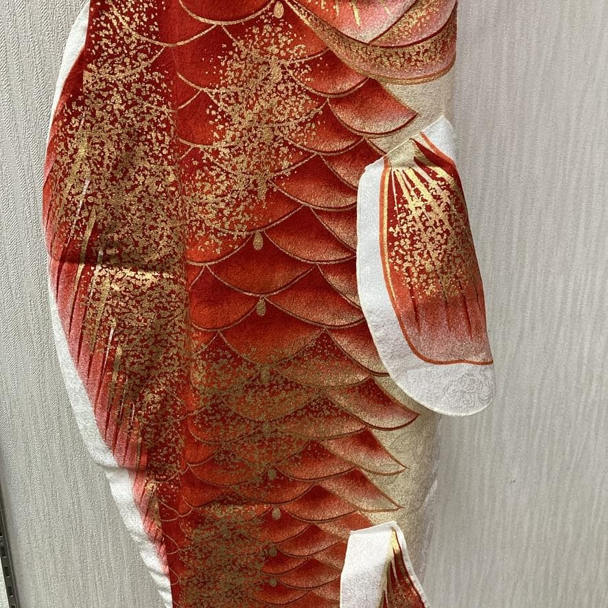 SK124-2　福島積美鯉1.5m 　お母さん鯉1.5m　鯉のぼり赤鯉1.5m