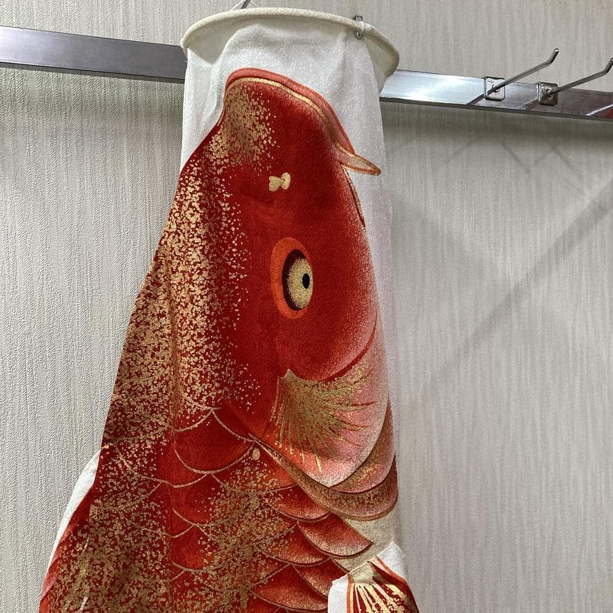 SK124-2　福島積美鯉1.5m 　お母さん鯉1.5m　鯉のぼり赤鯉1.5m