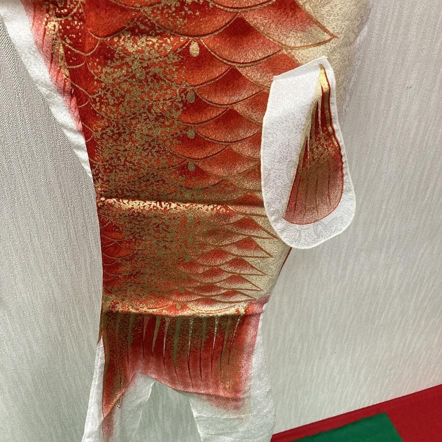 SK124-2　福島積美鯉1.5m 　お母さん鯉1.5m　鯉のぼり赤鯉1.5m