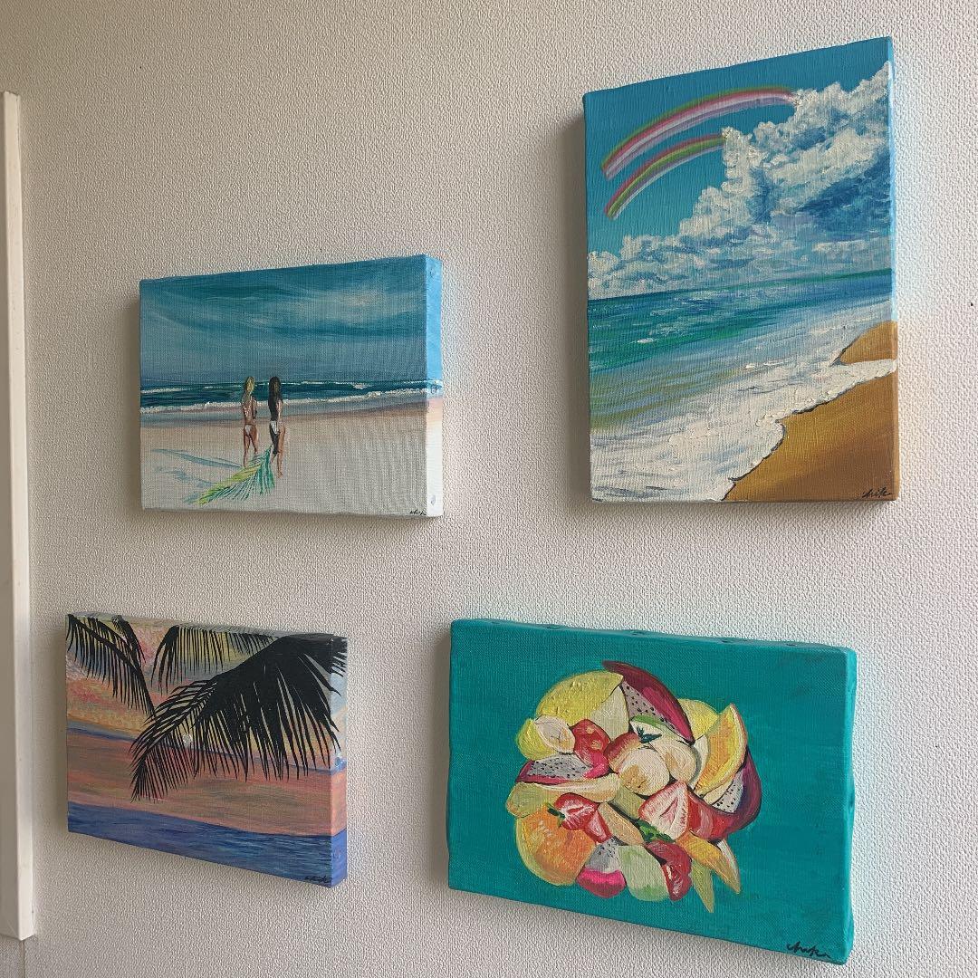 インテリア　アート  絵　海の絵　ビームス　ロキシー　レピドス