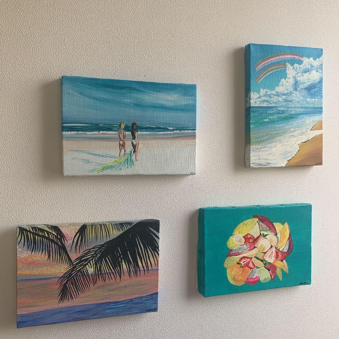 インテリア　アート  絵　海の絵　ビームス　ロキシー　レピドス