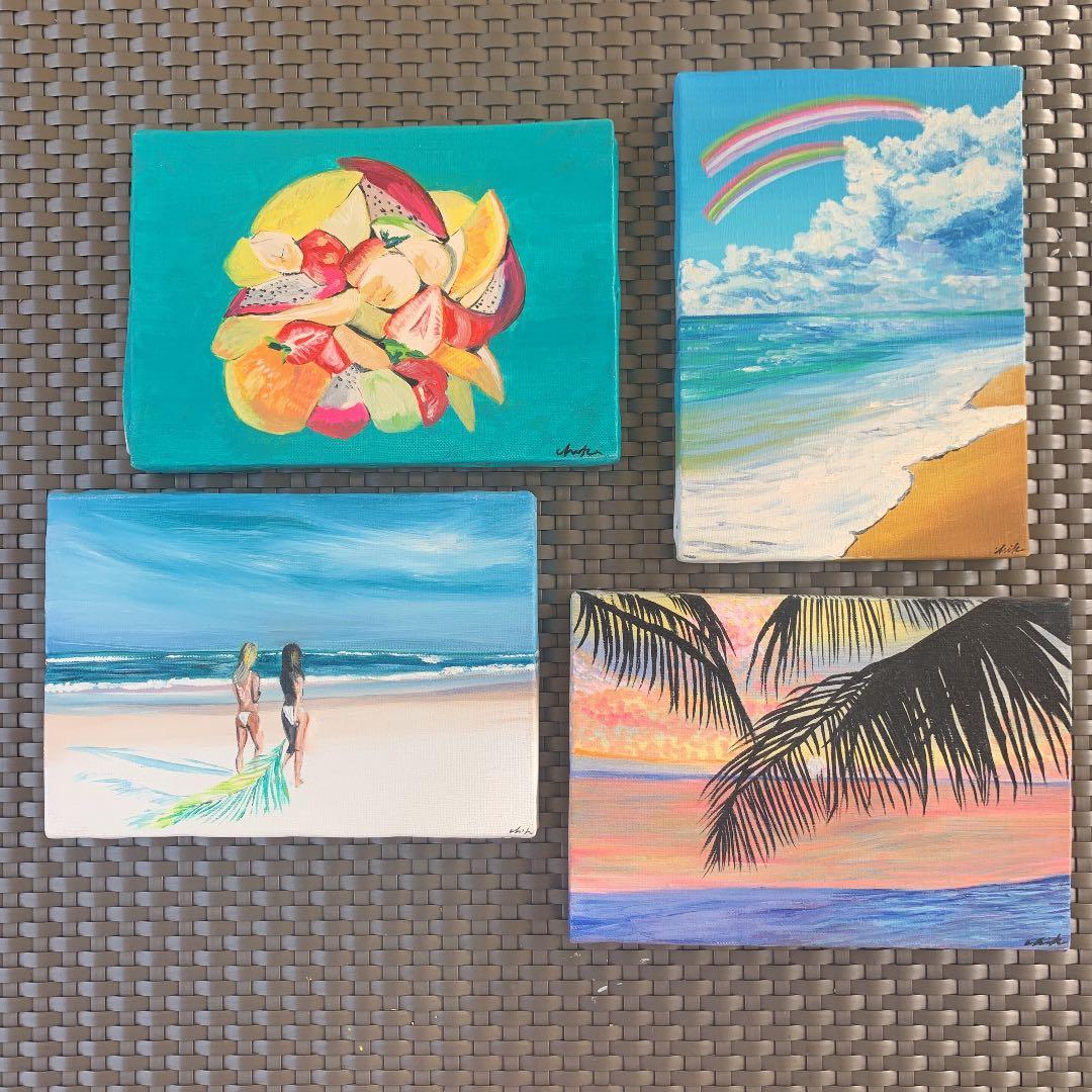 インテリア　アート  絵　海の絵　ビームス　ロキシー　レピドス