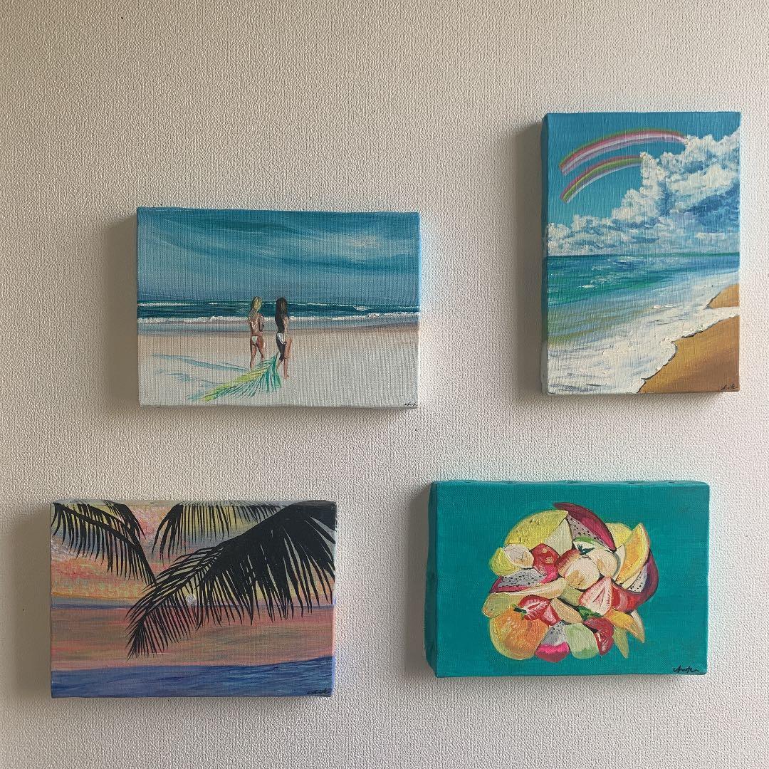 インテリア　アート  絵　海の絵　ビームス　ロキシー　レピドス