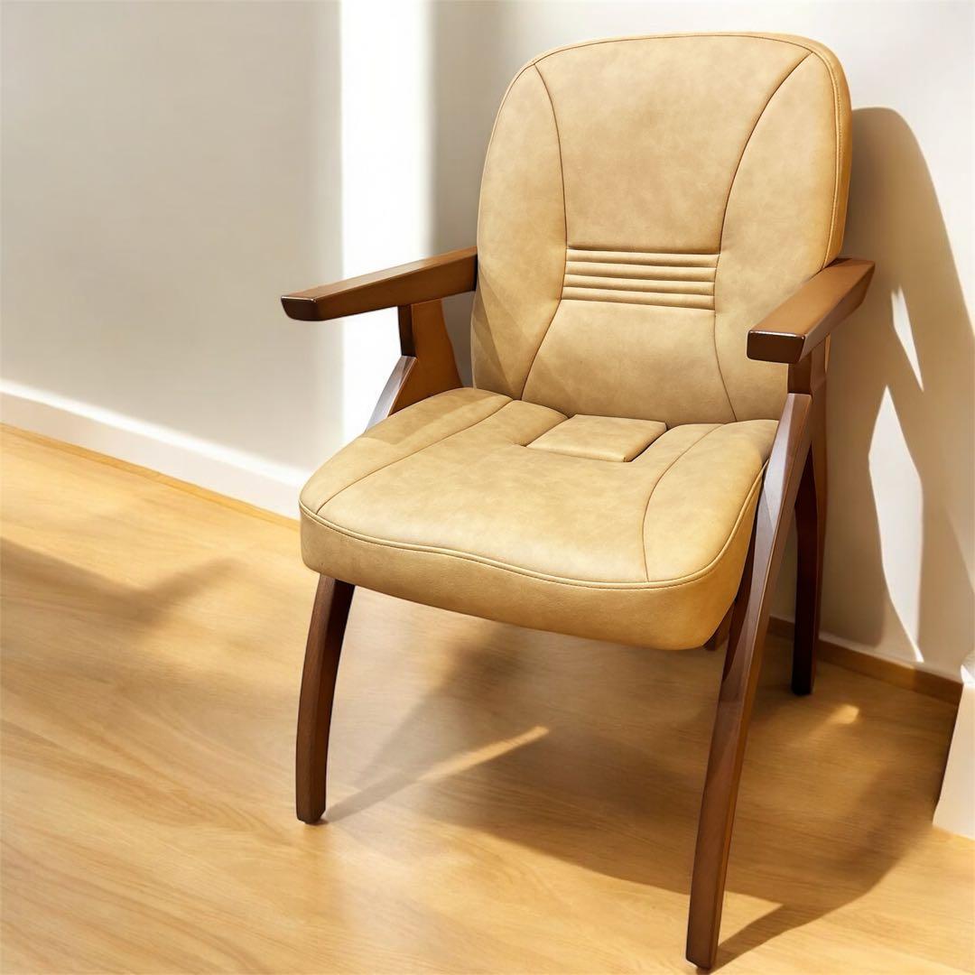 使用少美品】ポスチャーサポートチェア PSC-IV アーモンド 腰痛対策