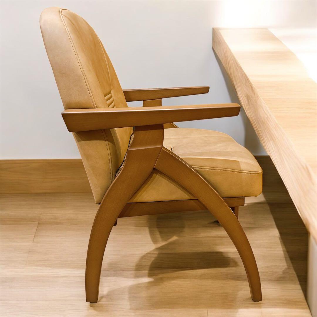 使用少美品】ポスチャーサポートチェア PSC-IV アーモンド 腰痛対策