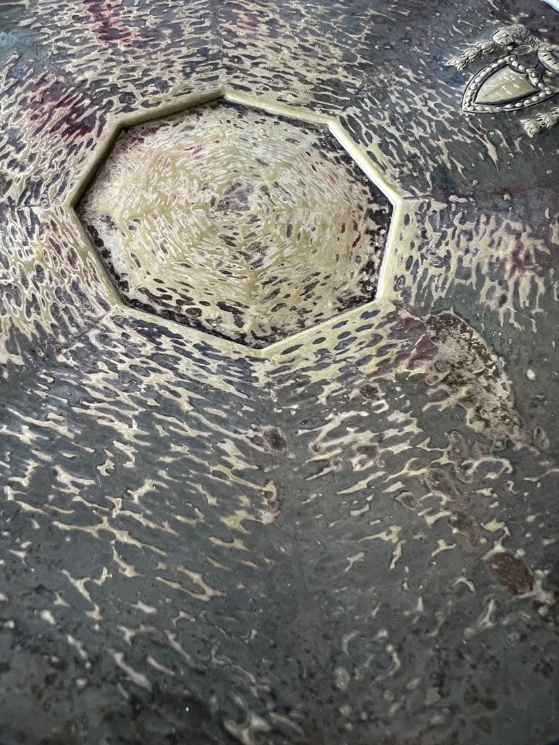 コンポート アンティーク 古道具 古物 高杯 オクトゴナル