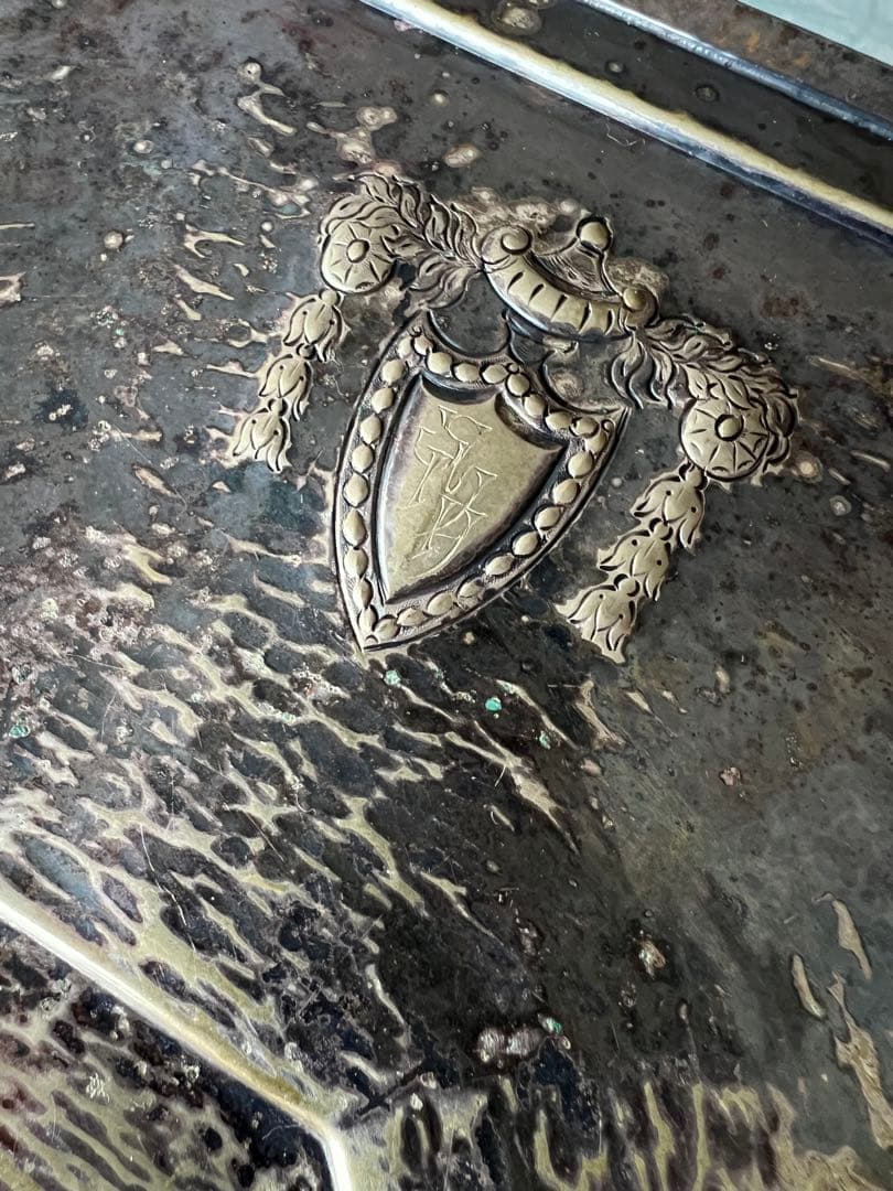 コンポート アンティーク 古道具 古物 高杯 オクトゴナル