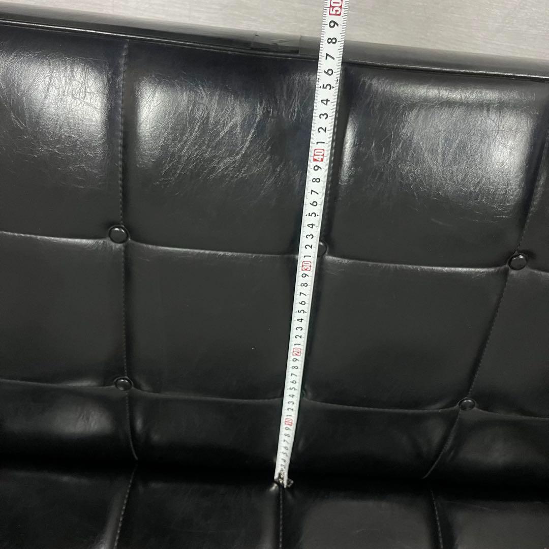 オールド　カリモク　Kチェア 2シーター ブラック