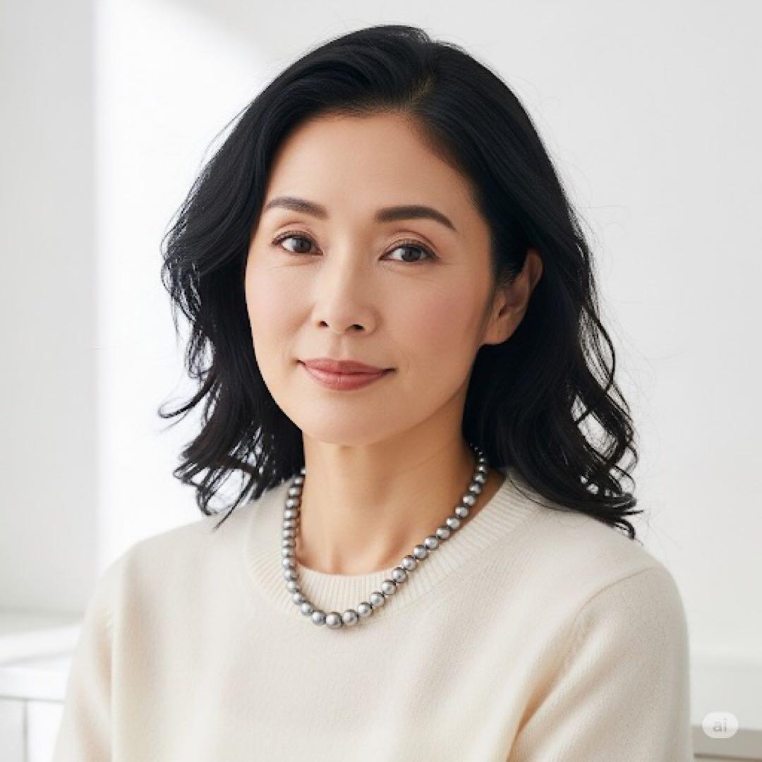 真珠科学研究所オーロラ真多麻　8.5mm x 9.0mm SET