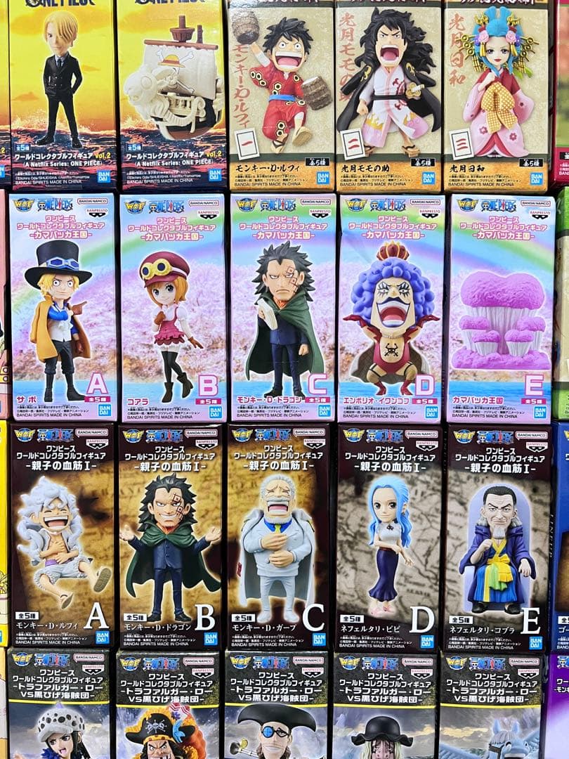 ワンピースワールドコレクタブルフィギュアWCF未開封品91個