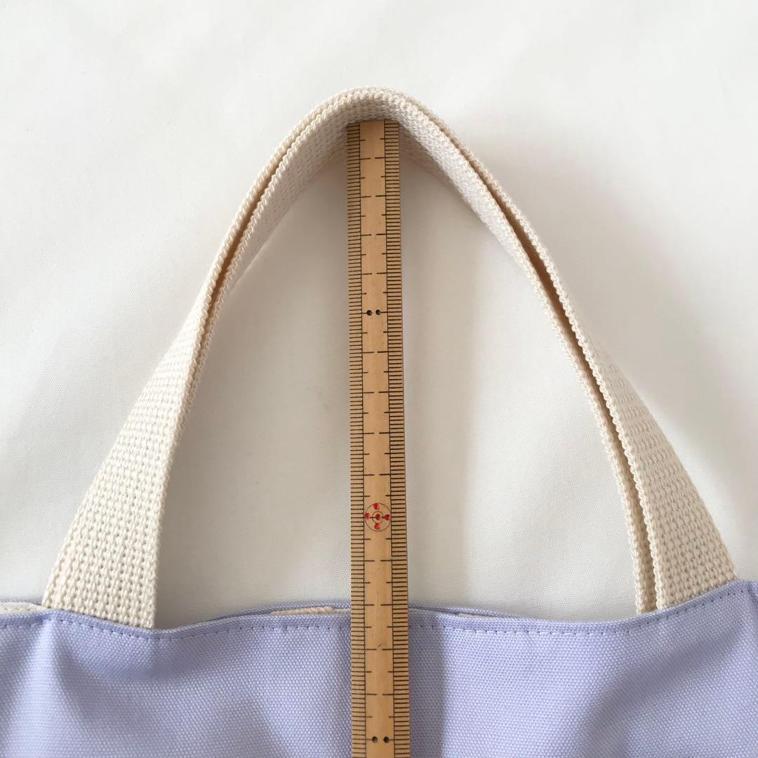 入園入学4点セット　ハートキルティング　ラベンダー　ライトベージュ　お着替え袋Ｍ