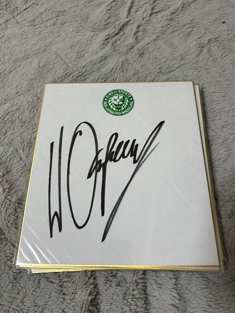 新日本プロレスサイン色紙16枚セット - メルカリ
