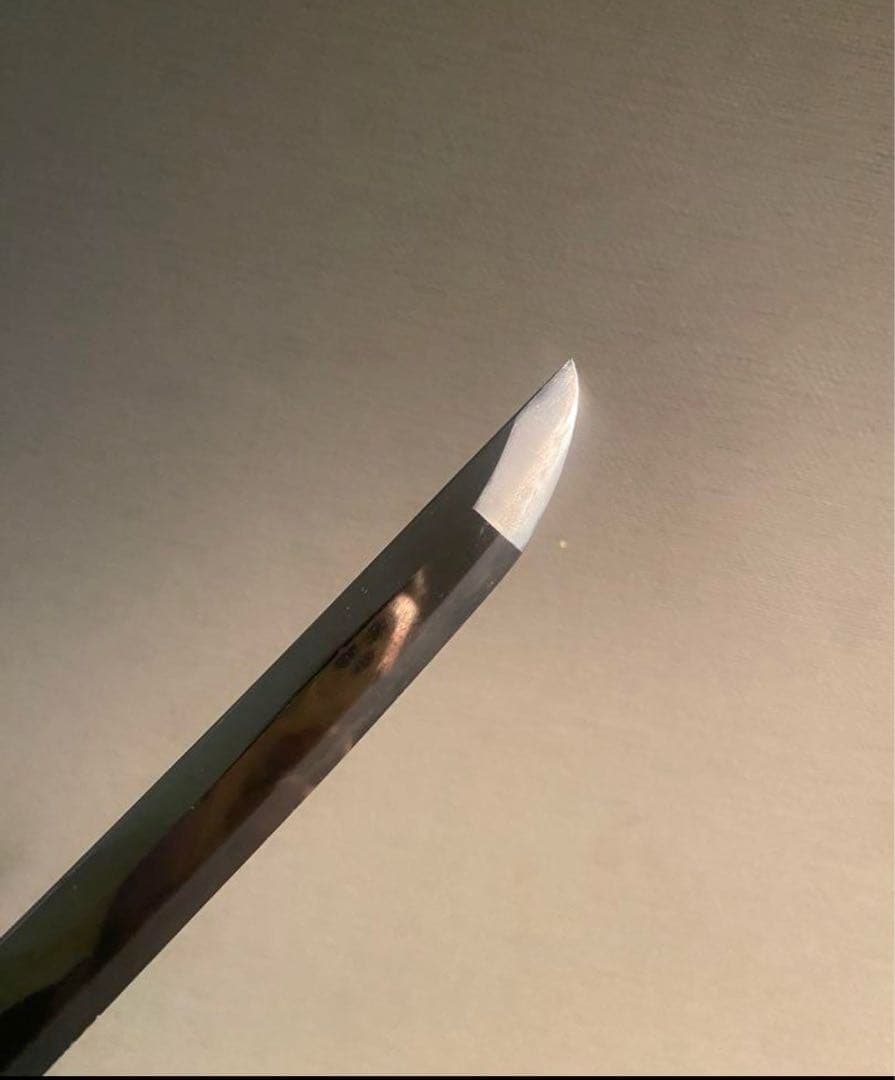 玉鋼製包丁　鑑賞用美術研磨。受注生産　両鎬　鮪包丁　刺身包丁　黒檀柄　尺2〜5寸