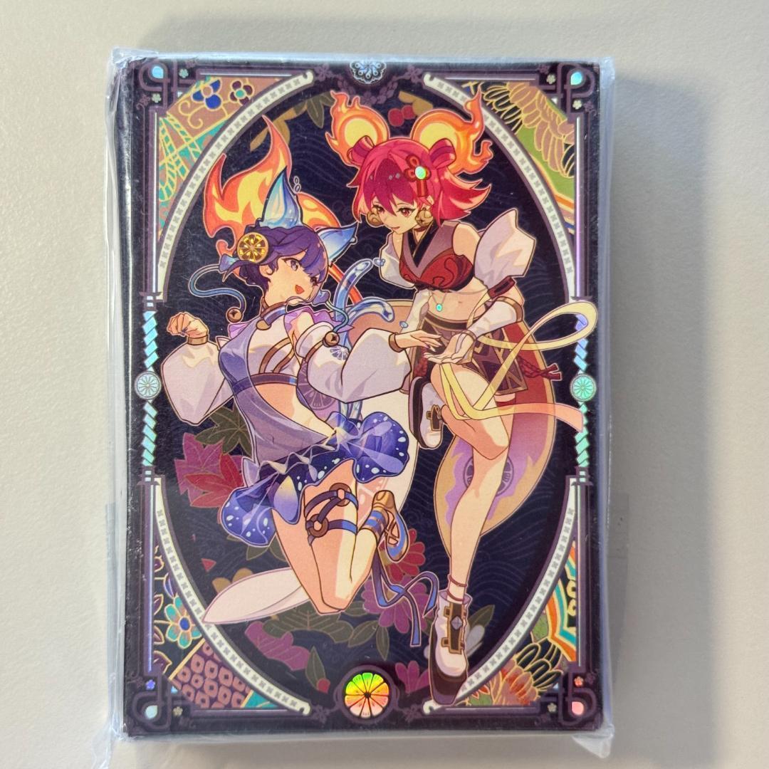 Ys29c 剣の御巫ハレ＆鏡の御巫ニニ 60枚 遊戯王カードスリーブ