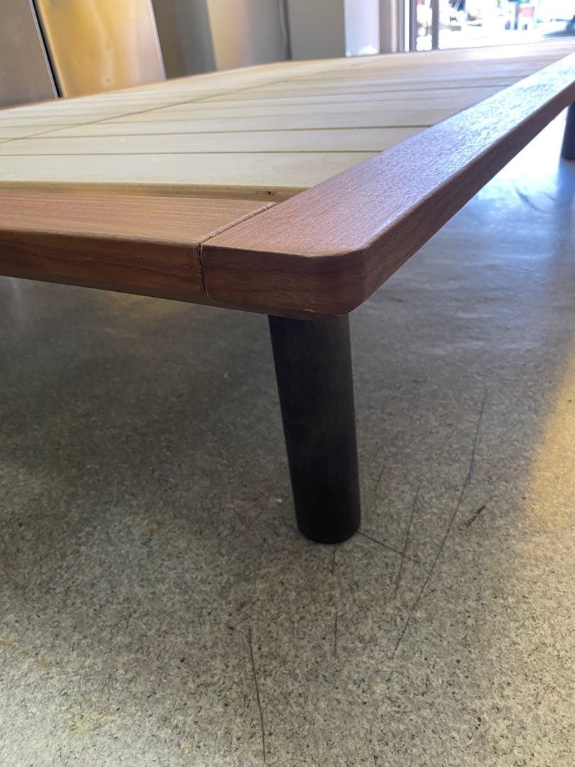 近隣地域限定送料無料❗️無印良品　セミダブルベッドフレーム ナチュラルウッド