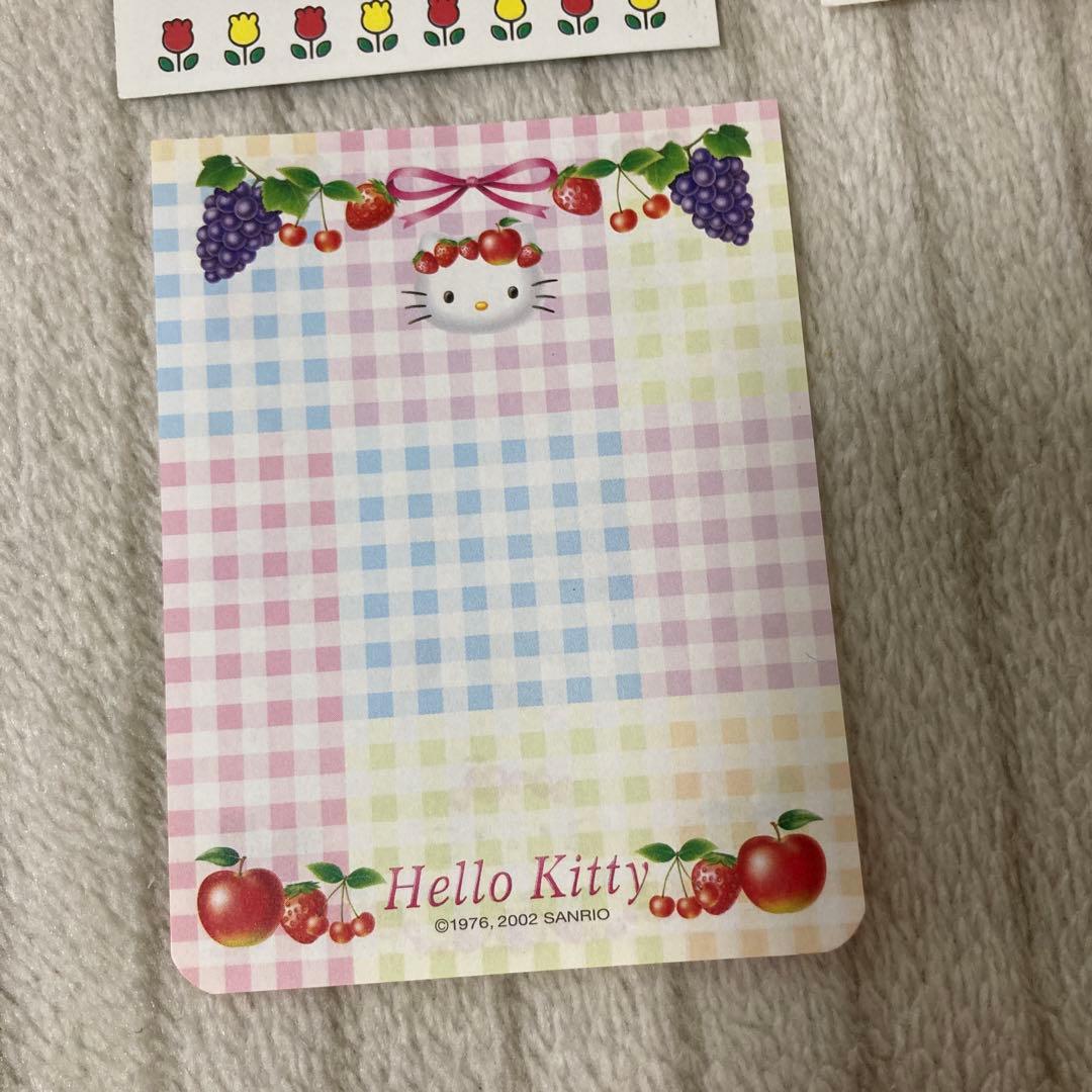 ハローキティ キティちゃん メモセット 3枚 2000年 2002年 希少 - メルカリ