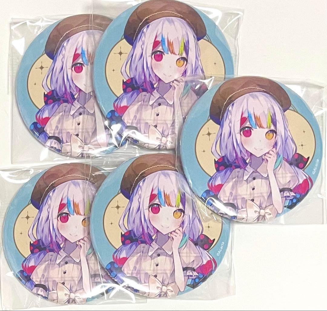 魔法少女ノ魔女裁判 城ケ崎ノア 江ノ島コラボカフェ 缶バッジ 5個