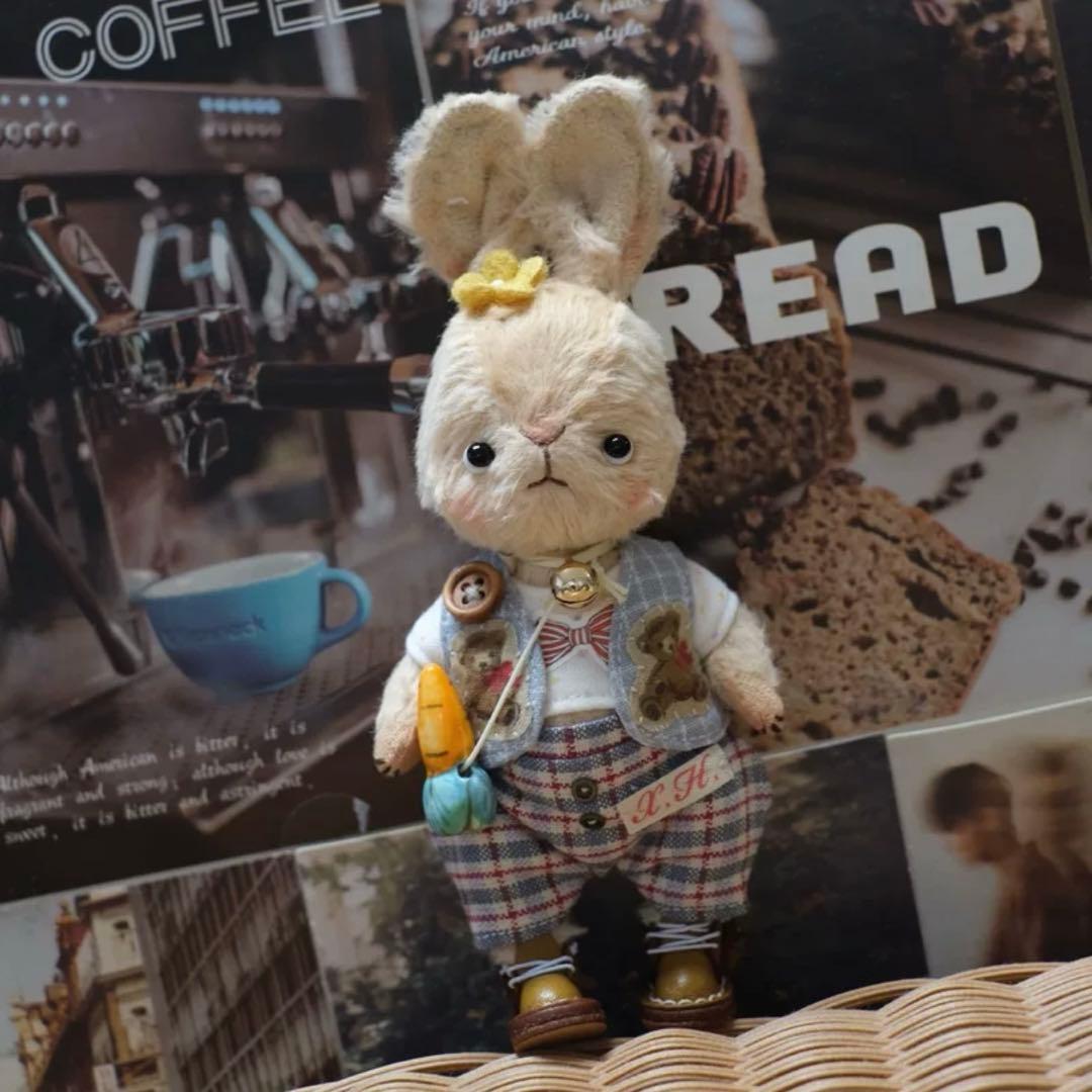 パーティアニマル〜ず うさぎ隊 アーティストベア 海外作家様 ハンドメイド 人形