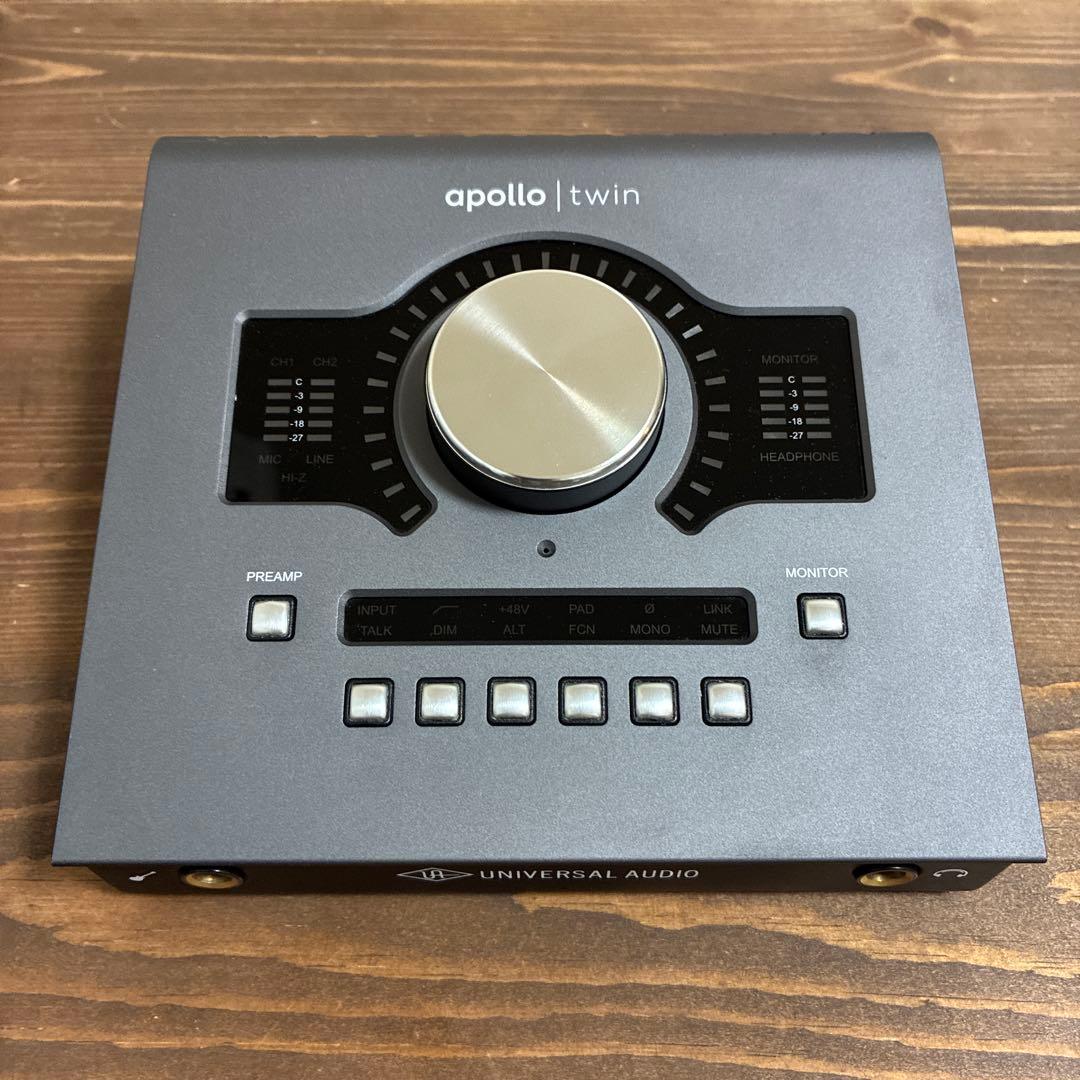 DTM・DAW ruka UAD Apollo Twin mk2 DUO
